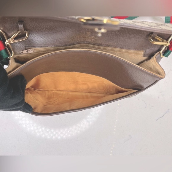 💯 AUTH Gucci horsebit crossbody bag - Picture 6 of 16